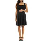 Women's Maternity Sleeveless Tank Knee-Length Dress