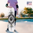 thumbnail image 4 of 31"x8" Intricate Floral Mandala Sun Complete Skateboards for Beginners, Double Kick 7 Ply Maple Deck Skateboard with Wheels, Gifts for Kids Teens, 4 of 8