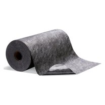 Sorbent Roll, 5 gal, 24 in x 100 ft, Universal, Gray, Polypropylene