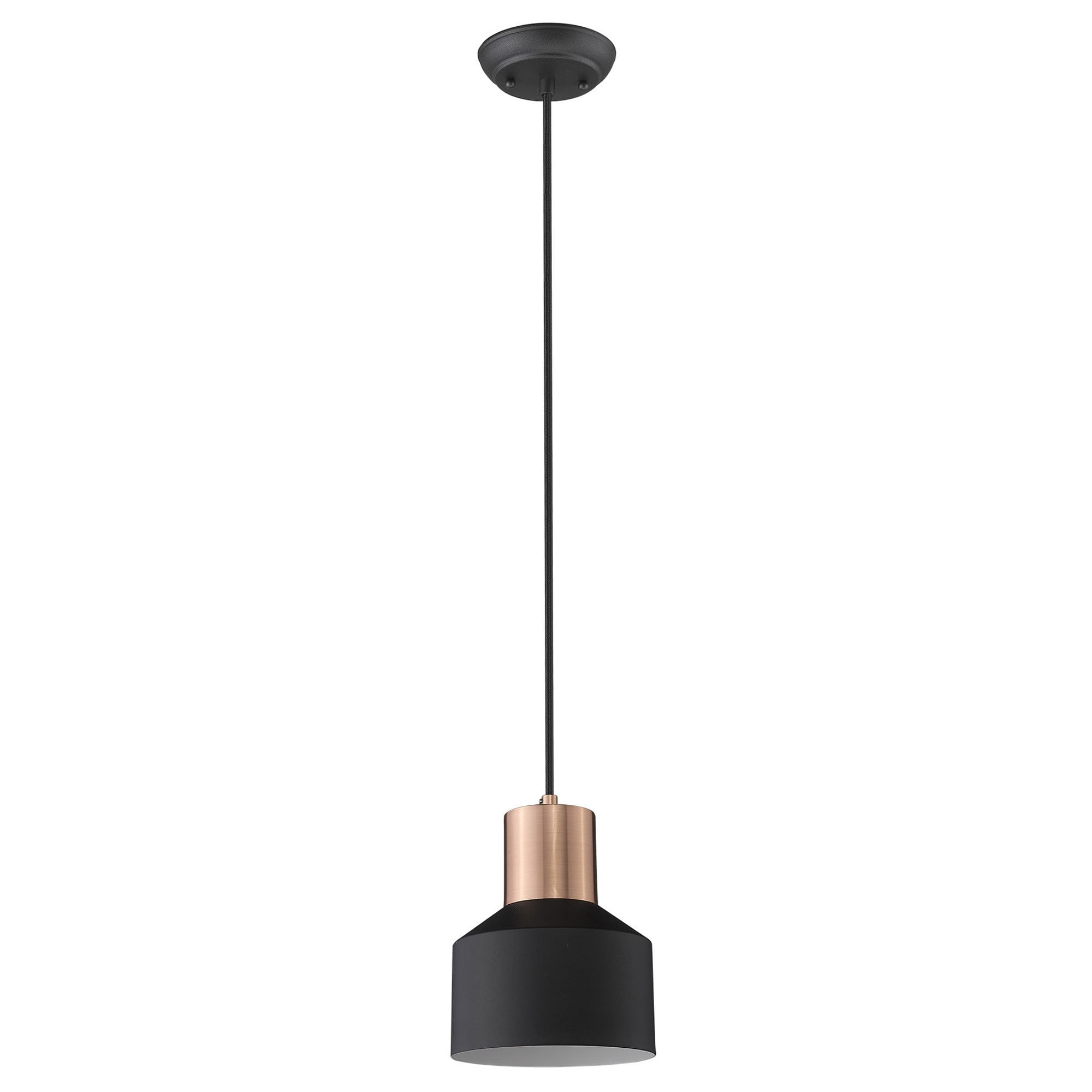 homeroots lighting 398322 Ingo 1-Light Matte Black Pendant