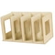 thumbnail image 4 of Estantería de madera para escritorio, organizador de mesa, estante de exhibición, estante decorativo para DVD Beige, 4 of 9