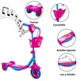 thumbnail image 3 of Patin del Diablo Scooter The Baby Shop de 3 llantas, luz y sonido Rosa -, 3 of 6