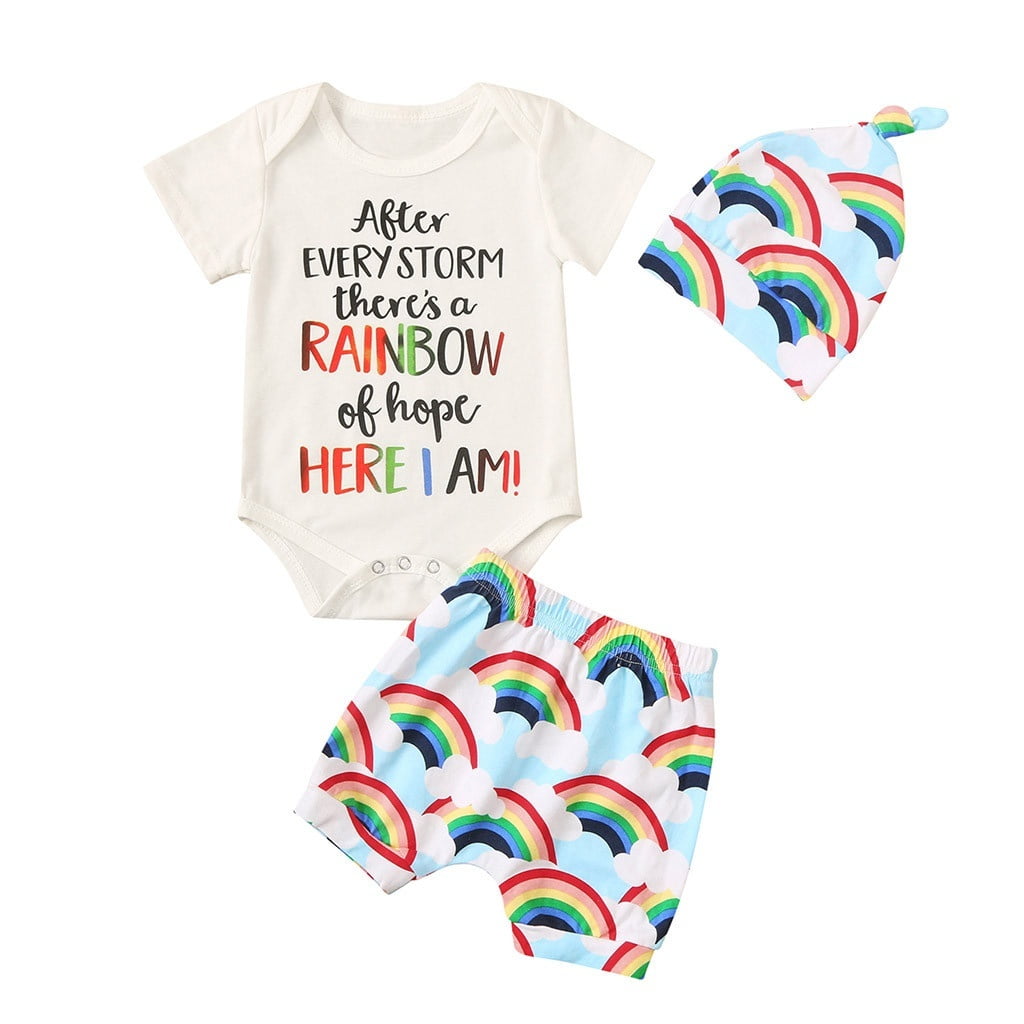baby boy rainbow clothes