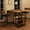 Retro, variant on Rugerasy Kitchen Table Set for 2,Dining Table with 2 Upholstered Bar Chairs,3 Large Storage Shelves,Kitchen Bar Table Set for Small Space,Apartment,Studio,Breakfast,Gray