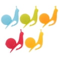 thumbnail image 1 of KAKOWELY 5 marcadores de vino con forma de caracol, de silicona, portátiles, para identificar bebidas, con diseño de dibujos animados., 1 of 5