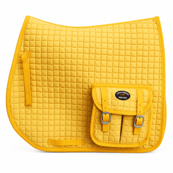 Challenger Horse Quilted English Contoured All-Purpose Saddle Pad 72129