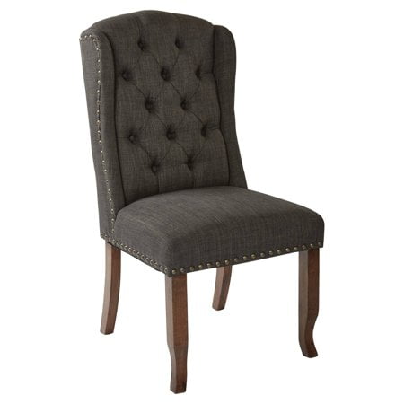 OSP Home Furnishings Jessica Tufted Wing Chair in