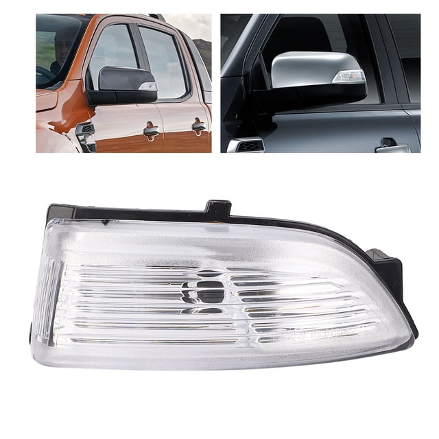 Wing Mirror Indicator Light Lens Clear Cover for Ranger Everest Exterior Rearview Turn Lamp ABS PC Material