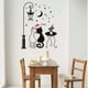 thumbnail image 3 of Irfora Decoración de habitación de parejas lindos gatos historieta pared pegatina niños Irfora pegatina de pared, 3 of 7