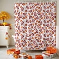 thumbnail image 3 of Shower Curtains Sets for Bathroom Decor Fall Maple Leaf Red Watercolor Waterproof Bathroom Curtain with Hooks, Farm Plant on White for Bathroom Decor,72x72IN, 3 of 6