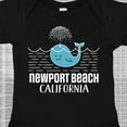 thumbnail image 4 of Inktastic Newport Beach California Whale Watching Boys or Girls Baby Bodysuit, 4 of 5