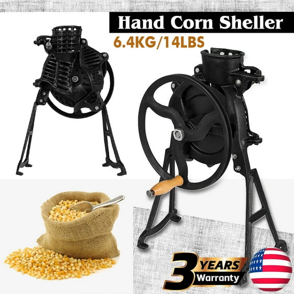 Heavy Duty Corn Sheller Hand Crank Corn Thresher Stripping Machine Stripper Tool
