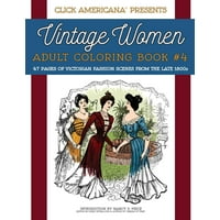 Product Image Vintage Women Adult Coloring Book 4 Victorian Fashion Scenes From The Late 1800s
