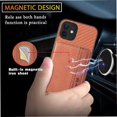thumbnail image 2 of Case For FOXDOCK iPhone 12 Stand Function RFID Blocking Magnetic Card Holder Complete Camera Safety, 2 of 5