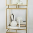 thumbnail image 2 of CosmoLiving by Cosmopolitan 6" Cube Geometric 10 lbs White Marble Bookends (Set of 2), 2 of 7