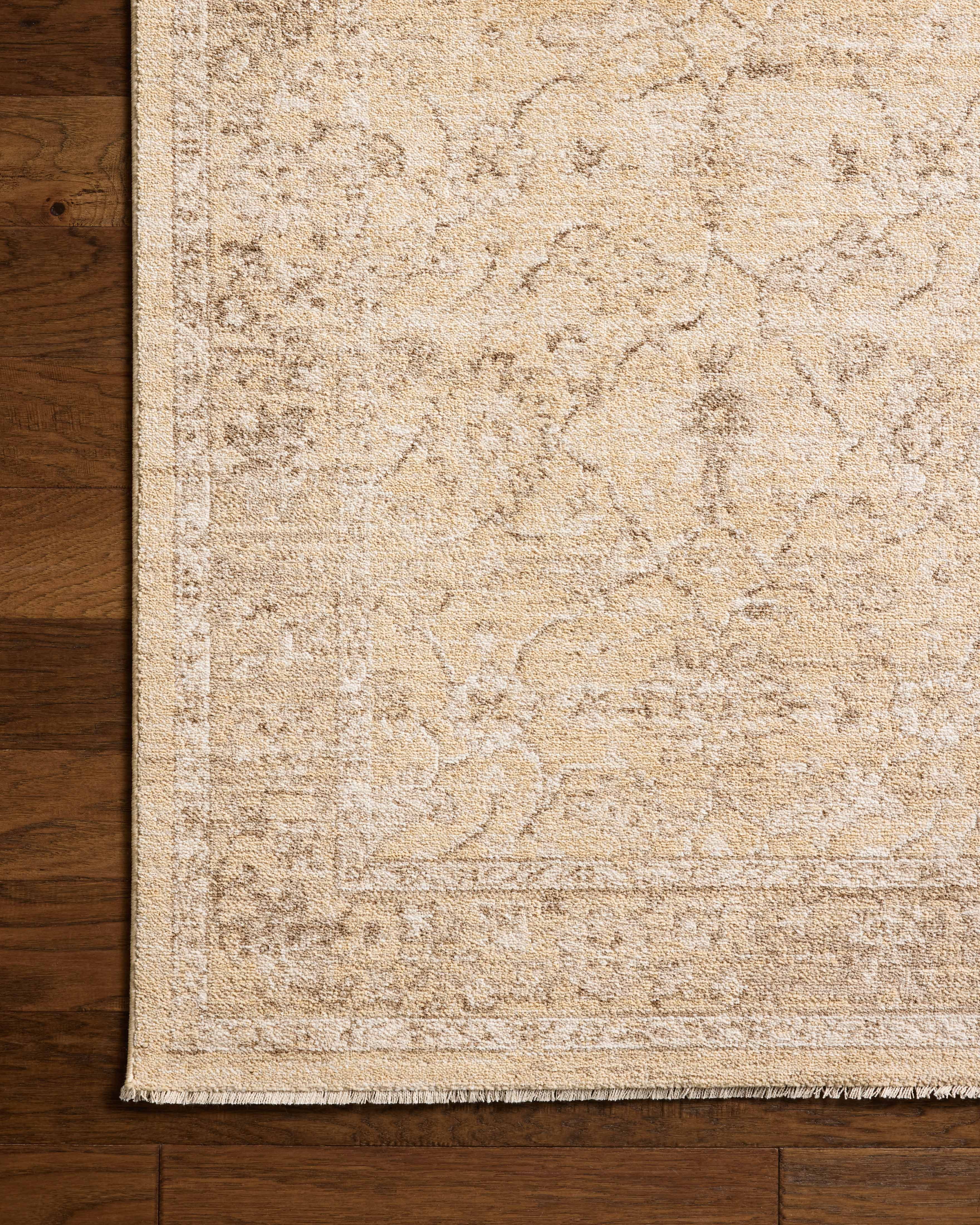 Chris Loves Julia x Loloi Palma Wheat / Bark 11'-6" x 15'-7" Area Rug