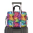 thumbnail image 2 of FORMRS 16" Laptop Bag Carrying Sleeve Case with Handle Travel Shoulder Briefcase, Vibrant Leaves Pattern, 2 of 8