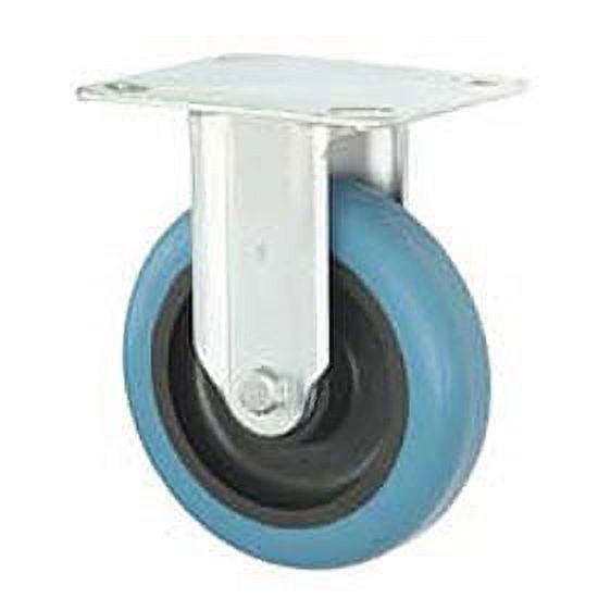 Global Industrial Heavy Duty Rigid Plate Caster 4"" Molded Plastic Wheel 420 Lb.