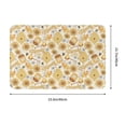 thumbnail image 3 of Bingfone Honey Honeycomb Door Mat 16"X24" Front Entrance Non-Slip Low Profile Washable For Entryway, 3 of 8