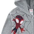 thumbnail image 5 of Marvel Spider-Man Miles Morales and Iron Man Zip-Up Hoodie (Boys), Sizes 2T-6, 5 of 5