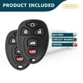 thumbnail image 5 of AKS KEYS New Replacement Keyless Remote Fob for GM 2004 - 2012 5B - KOBGT04A, 5 of 6