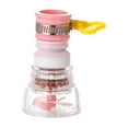 thumbnail image 3 of S SERENABLE Rallonge de Robinet Réglable à 360 Degrés Buse de Pulvérisateur Aérateur Filtre à Eau Rose, 3 of 7