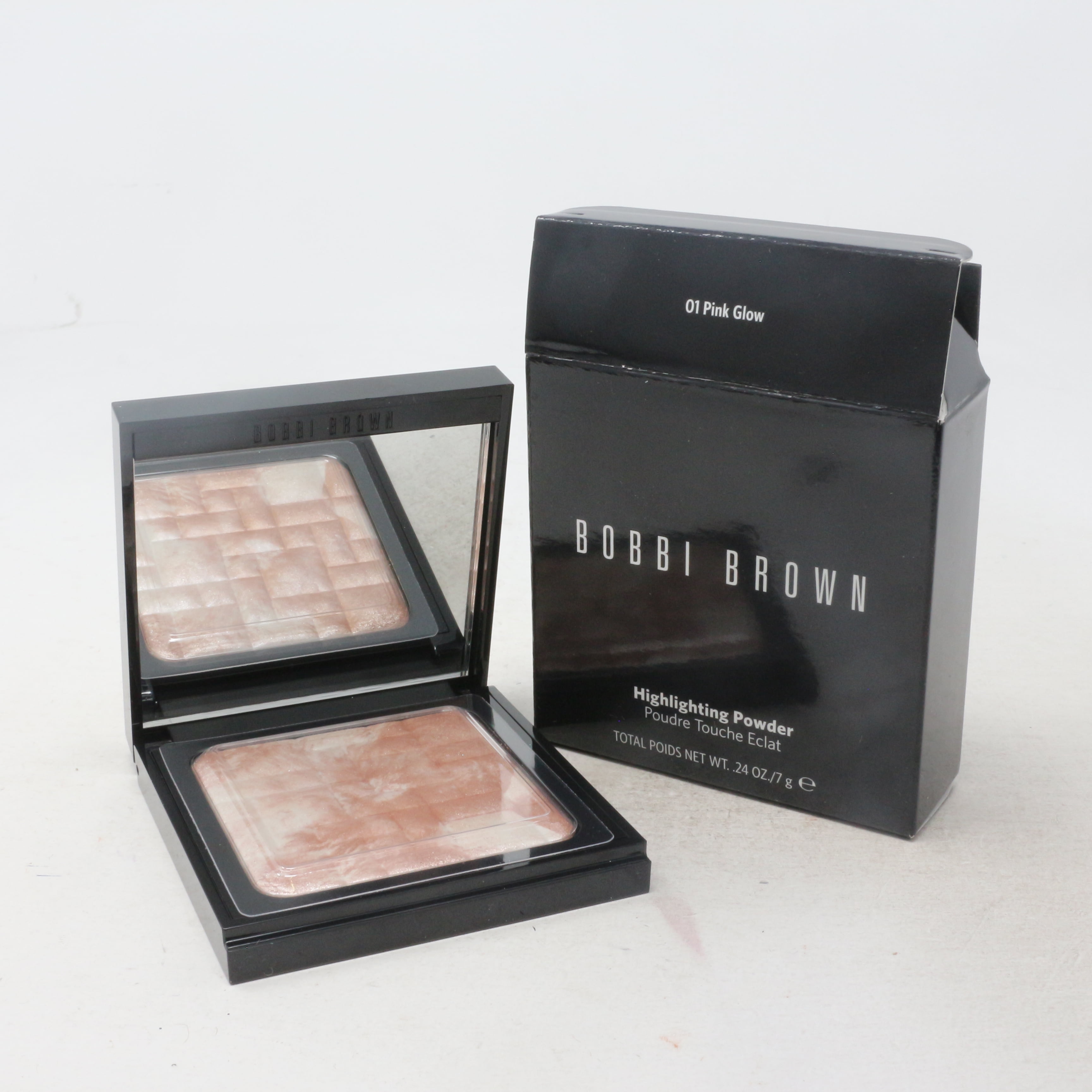 Bobbi Brown Highlighting Powder 01 Pink Glow 0.28oz/8g New With Box