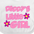 thumbnail image 4 of Inktastic Daddy's Little Girl Girls Baby Bib, 4 of 4