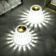 thumbnail image 5 of Muyoka Mini lámpara de mesa de diamante de cristal lámpara de noche luz cálida/lámpara de cama blanca decorativa LED luz de noche lámpara de noche para dormir lámpara de escritorio alimentada por bate Muyoka Hogar, 5 of 7