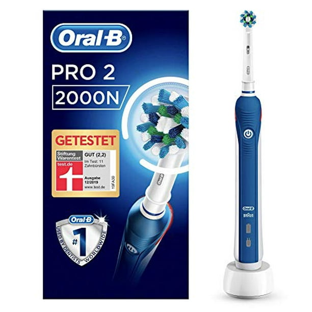 Koloniaal aardbeving chatten Oral B Oral-B Pro 2000 Crossaction Electric Rechargeable Toothbrush Powered  - Walmart.com