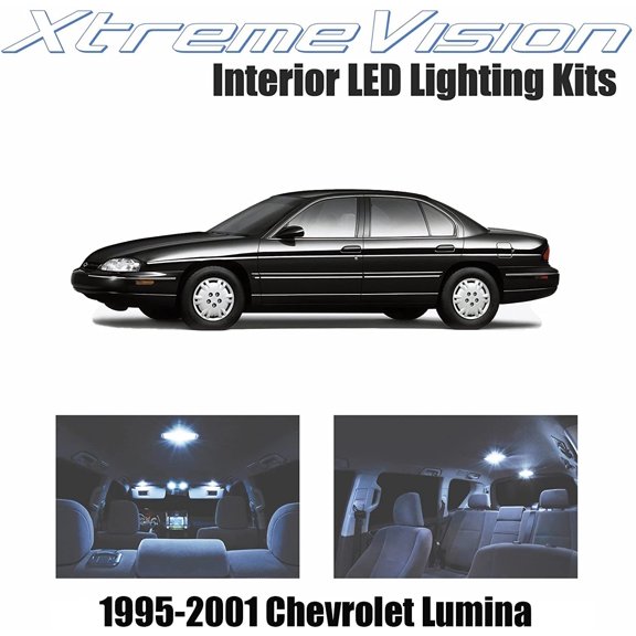 Xtremevision Interior LED for Chevrolet Lumina 1995-2001 6 Pieces Cool White Interior LED Kit Installation Tool