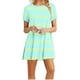 thumbnail image 1 of Vestidos de Verano de Mujer Cuello Redondo Manga Corta Impreso, Ligero Y Cómodo Vestidos Casuales para Mujeres, 1 of 6
