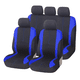 thumbnail image 1 of Fundas Para 5 Asientos De Automóvil 9 Piezas Universal Xtellar azul, 1 of 3