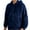 01#Dark Blue, variant on Dwelliawo Men's Fuzzy Sherpa Athletic Hoodie Fashion Fuzzy Jackets Full Zip Heavyweight Hooded Sweatshirts Long Sleeve Fleece Coat with Hood Black XL