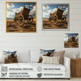 thumbnail image 4 of Designart "Classic Western Carriage Cart In The Usa" Old American Cart Canvas Wall Art, 4 of 7