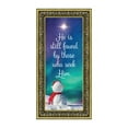 thumbnail image 4 of Seek Him, Winter Snowman Decoration, Religious Christmas Picture Frame, 6x12 7425, 4 of 8