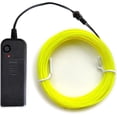 thumbnail image 2 of 5m Fluorescent Green El Wire String Light, Waterproof, Flexible, Battery Operated, 2 of 8