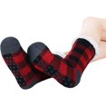 thumbnail image 6 of Winter Womens Warm Fluffy Slipper Socks, Soft Cozy Fuzzy Christmas Sock with Non-Slip Grippers for ladies Gifts, 6 of 7