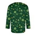 thumbnail image 4 of Men's Saint Patrick Print Short-Sleeve Top Light Green XL, 4 of 4