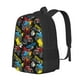 thumbnail image 1 of Disketp Monster Car Mochila Minimalista de Gran Capacidad, Mochila de Viaje para Escuela, Trabajo o Uso Diario, 1 of 6