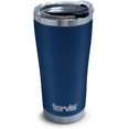thumbnail image 1 of Tervis Powder Coated Stainless Steel Triple Walled  Insulated Tumbler Travel Cup Keeps Drinks Cold & Hot, 20oz, Deepwater Blue, 1 of 7