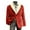 Red, variant on Atogsazn Mens Sherpa Lined Blazer Casual Fleece Long Sleeve Jacket Thick Warm Winter Coat Work Business Tops Black XL Fashion