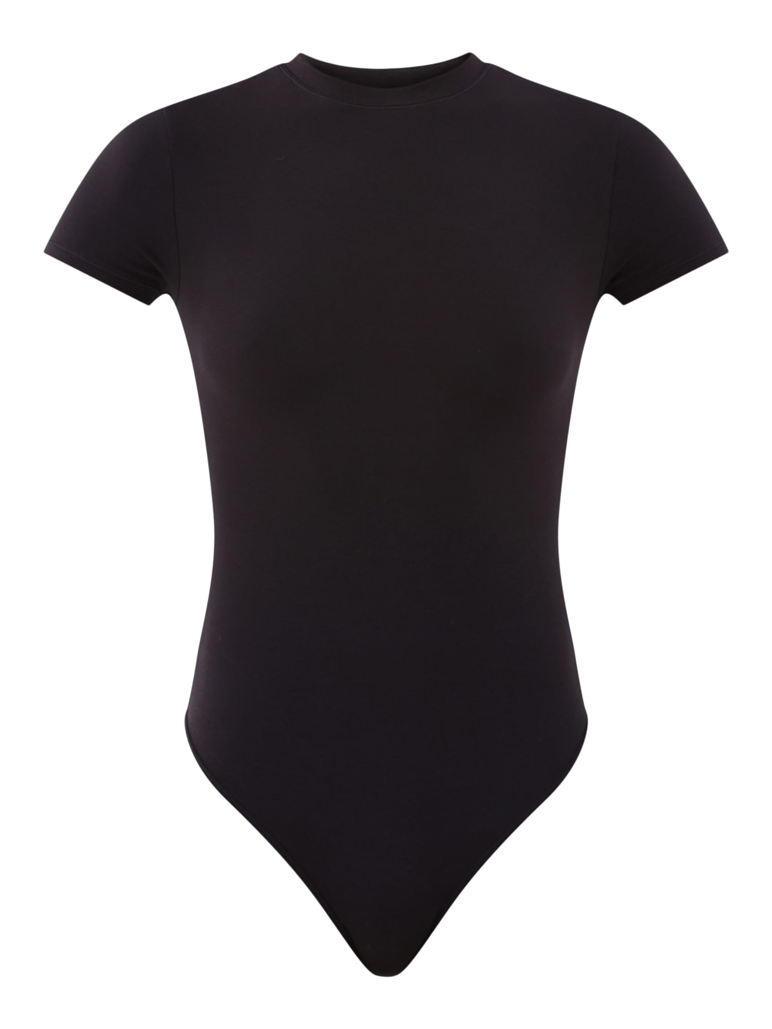 No Boundaries Cotton Stretch Jersey T-Shirt Bodysuit, Women’s XS-3XL