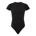 thumbnail image 4 of No Boundaries Cotton Stretch Jersey T-Shirt Bodysuit, Women’s XS-3XL, 4 of 5