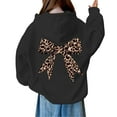 thumbnail image 4 of UACY Girl's Hoodies Sweatshirt Bow Graphic Hoodie Long Sleeve Pullover Tops Cute Hoodies for Teen Girls with Pocket (Black, 2-3 Years), 4 of 8