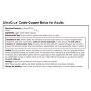 UltraCruz® Cattle Copper Bolus for adults, 25