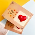 thumbnail image 7 of Hug Card Valentine's Day Gift Card Heart Shaped Glossy Greeting Card Love Confession Card Gifts for Him Her Boyfriend Girlfriend Anniversary A, 7 of 7