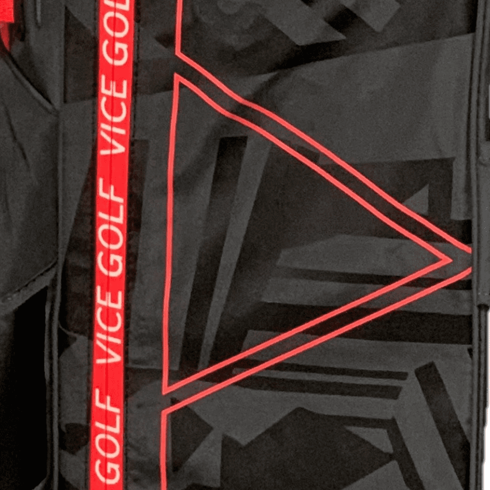 Black/Neon Red