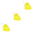 thumbnail image 2 of Wosthever Cubierta de zapatos Protector de zapatos impermeable de silicona Cubrezapatos antideslizantes resistentes al desgaste, Amarillo, L Type1 NO1, 2 of 6