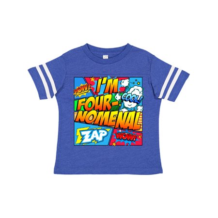 

Inktastic I m Four Nomenal Gift Toddler Boy or Toddler Girl T-Shirt